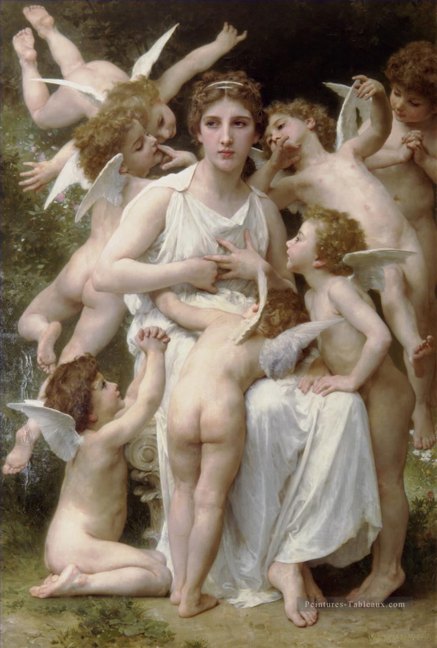 Lassaut ange William Adolphe Bouguereau Nu Peintures à l'huile